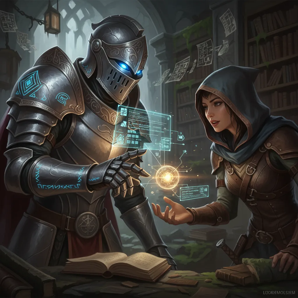 AI-powered NPC interacting with player