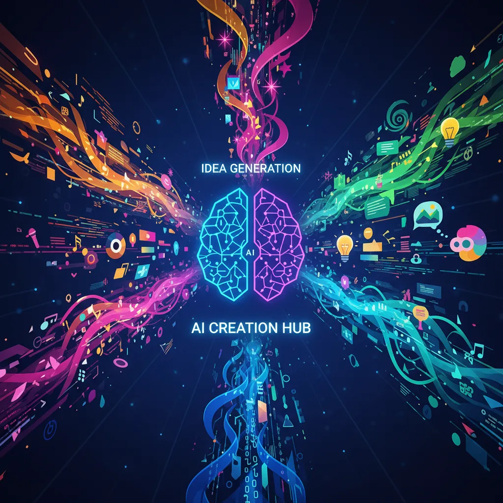 AI tools for creative content generation and brainstorming