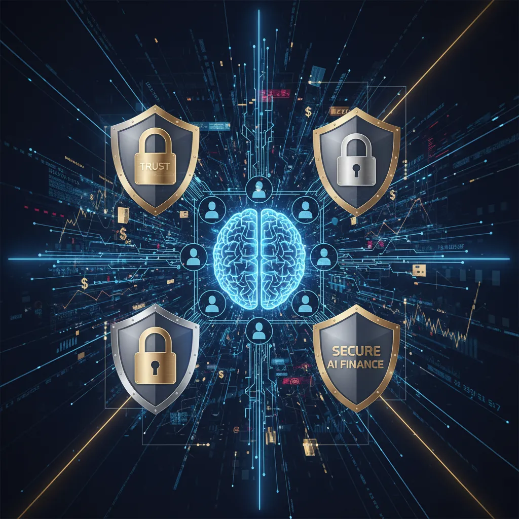 AI data security and privacy illustration