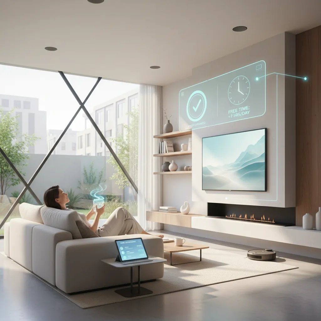AI smart home calm life