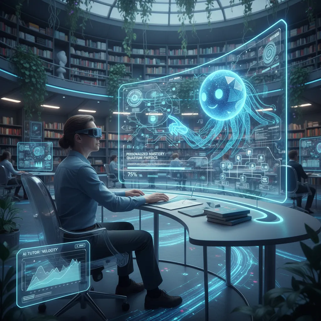 Individual learning with an AI tutor through an advanced interface