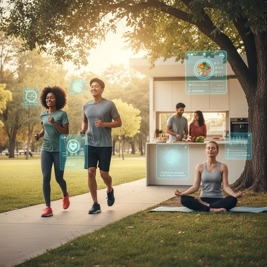 People using AI for daily wellness tracking