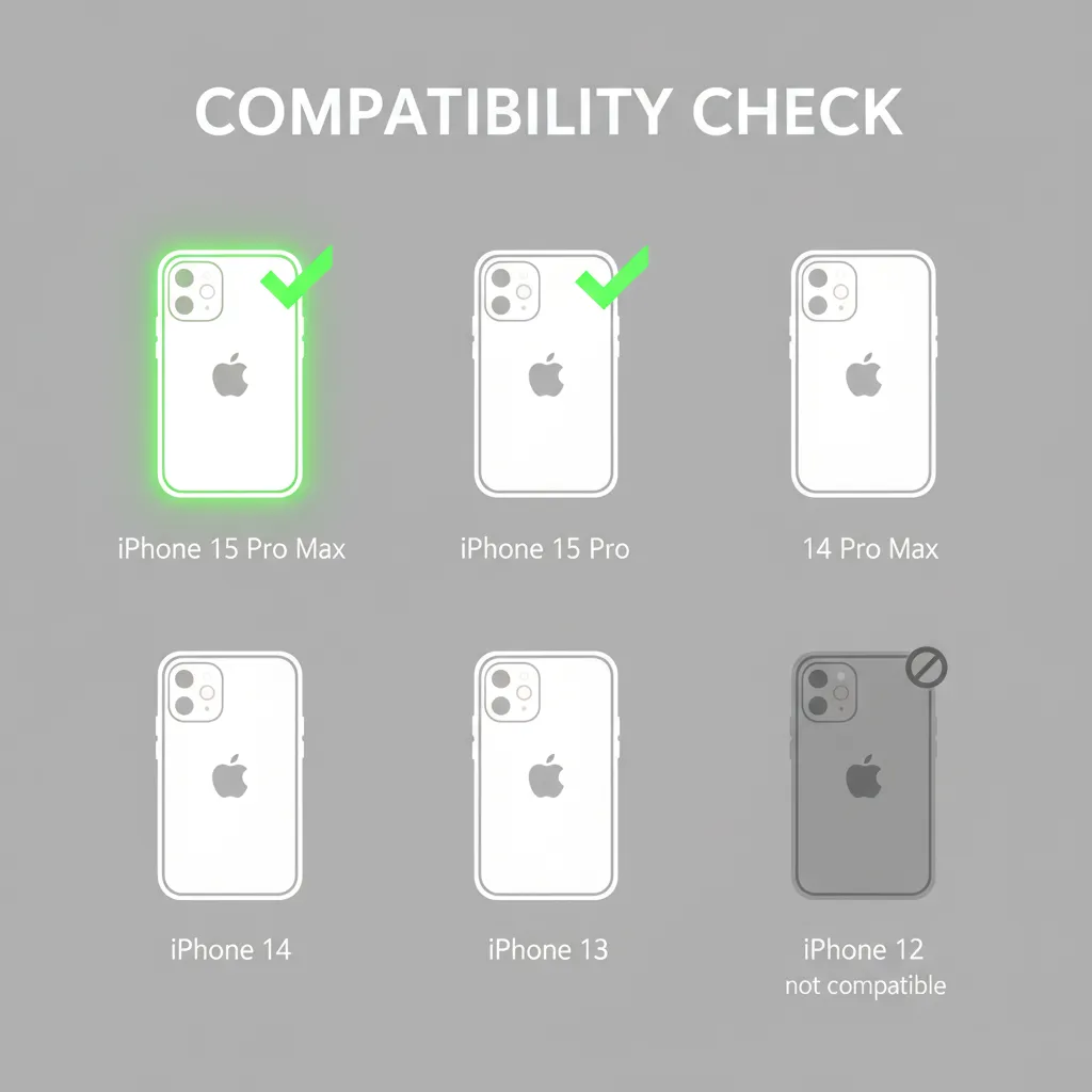 A grid view of multiple iPhones showing which models are compatible with Apple Intelligence and iOS 18.
