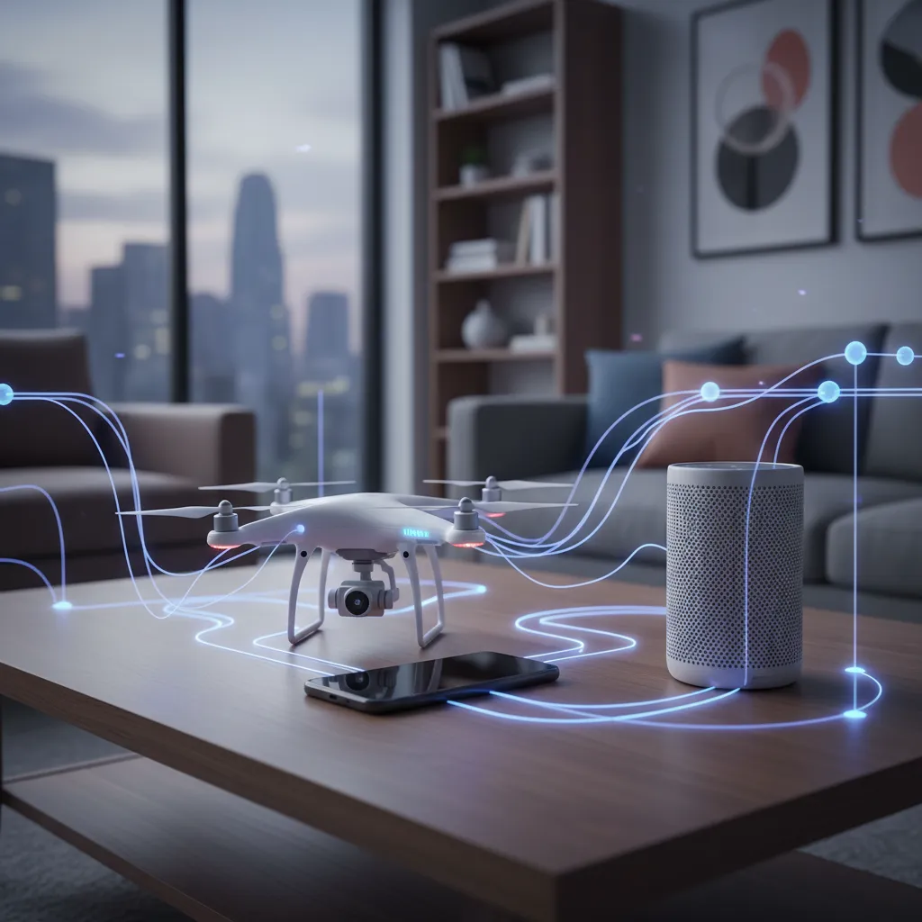 An array of smart home and industrial IoT devices powered by efficient edge AI neuromorphic chips