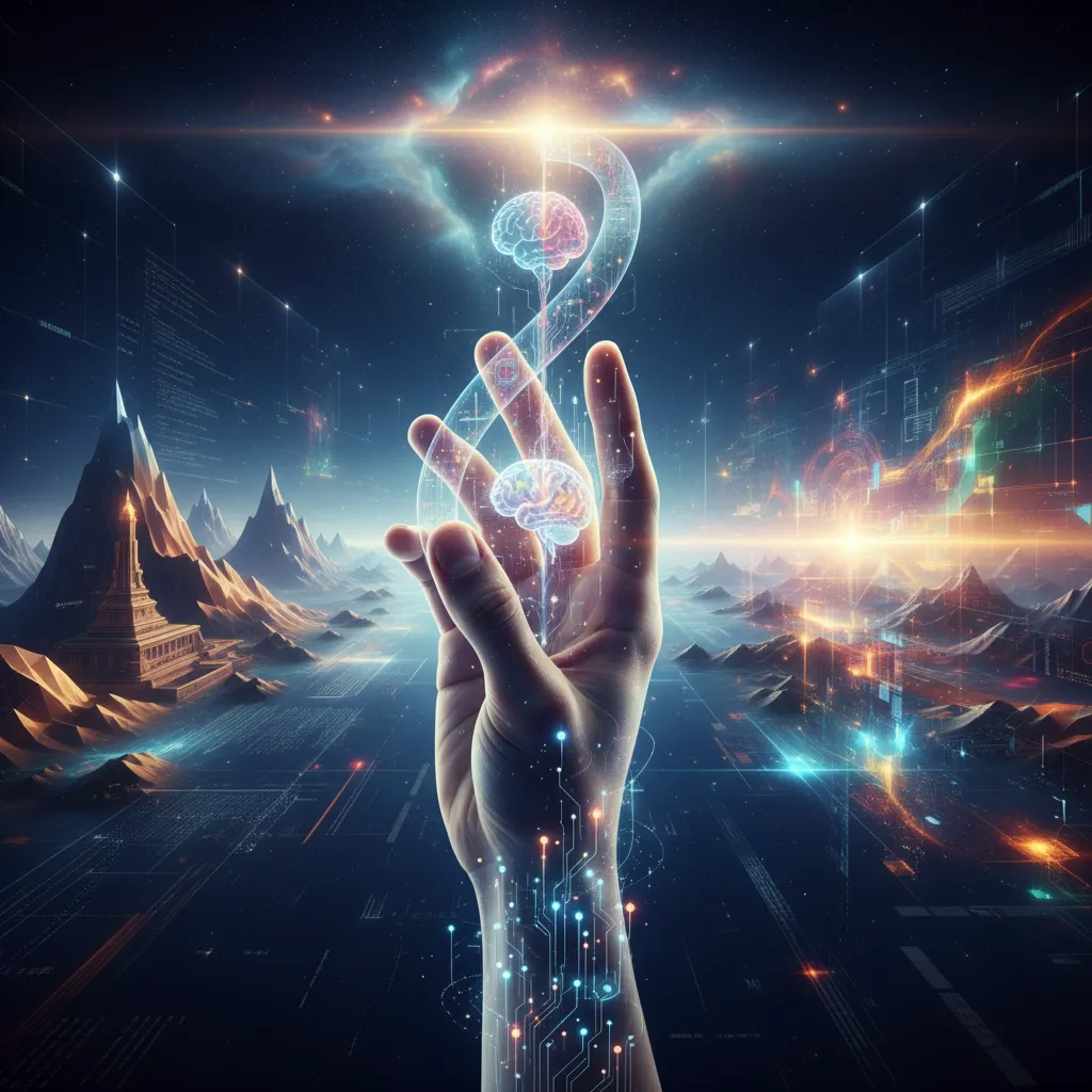 Human and AI collaboration for future creative endeavors.