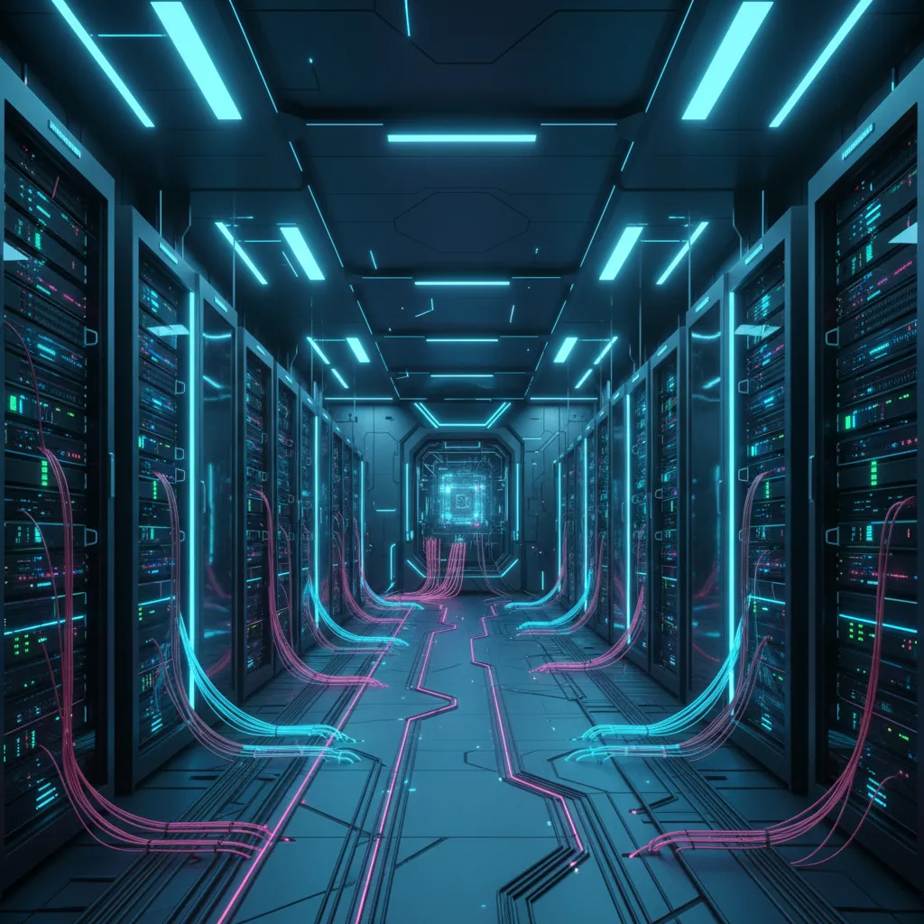 High-frequency trading server room