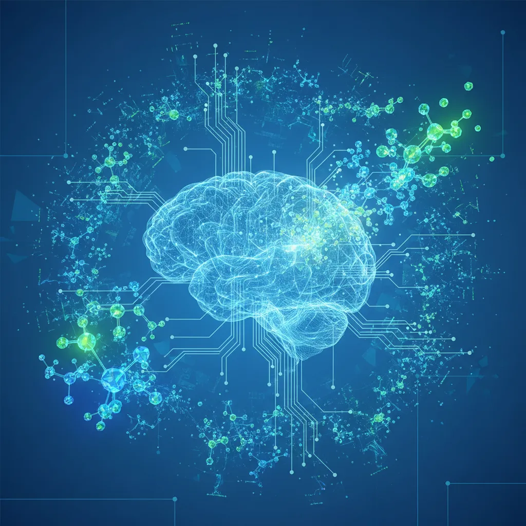 Neural network analyzing molecular data