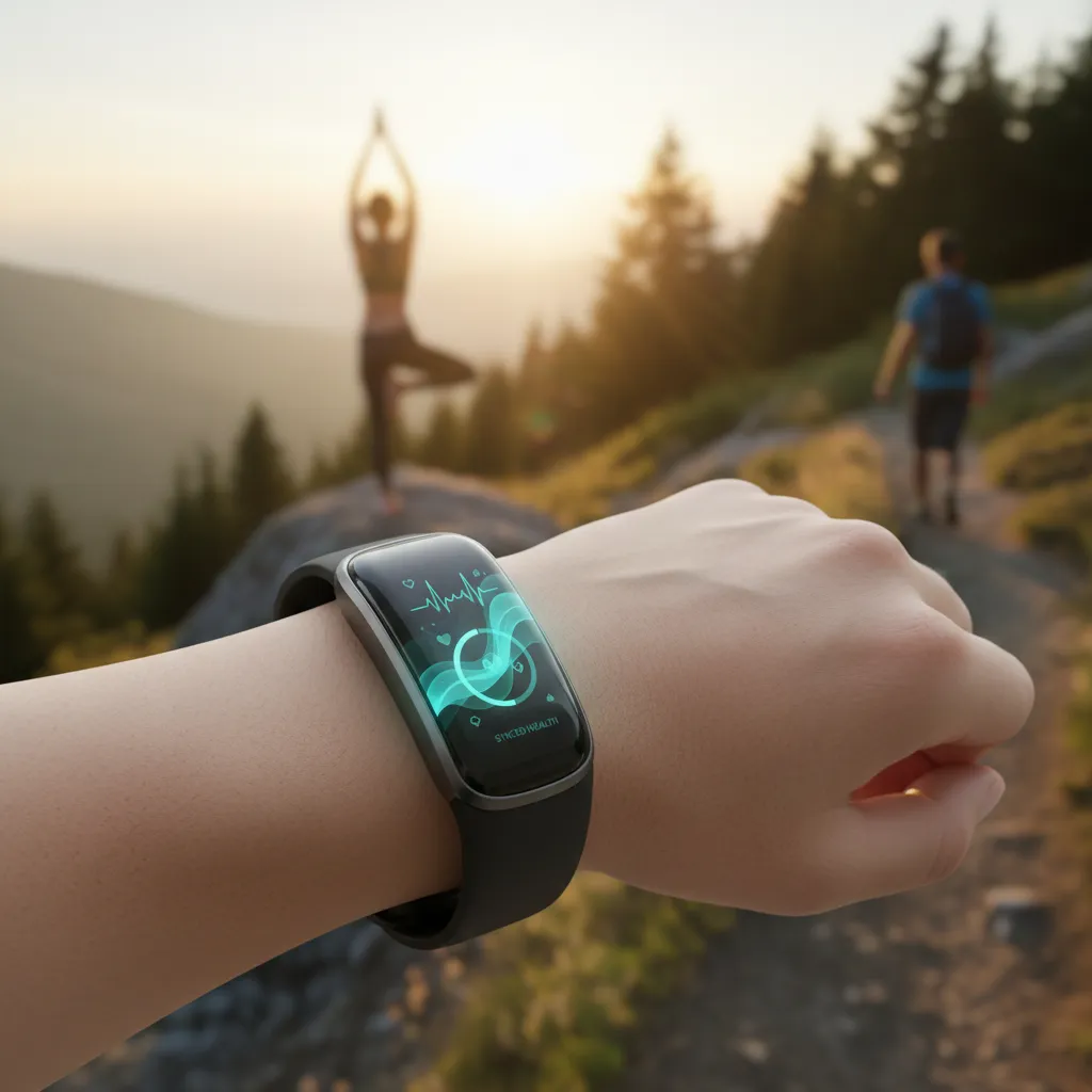 Wearable AI device tracking health data